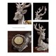 thumbnail image 5 of Candelabro de Estatua de Resina de Alce, Portavelas Votiva Tealight Candelabros Candelabros para Cumpleaños Inauguración de Casa Comedor Sala de Es Plata perfecl Sujetavelas, 5 of 8