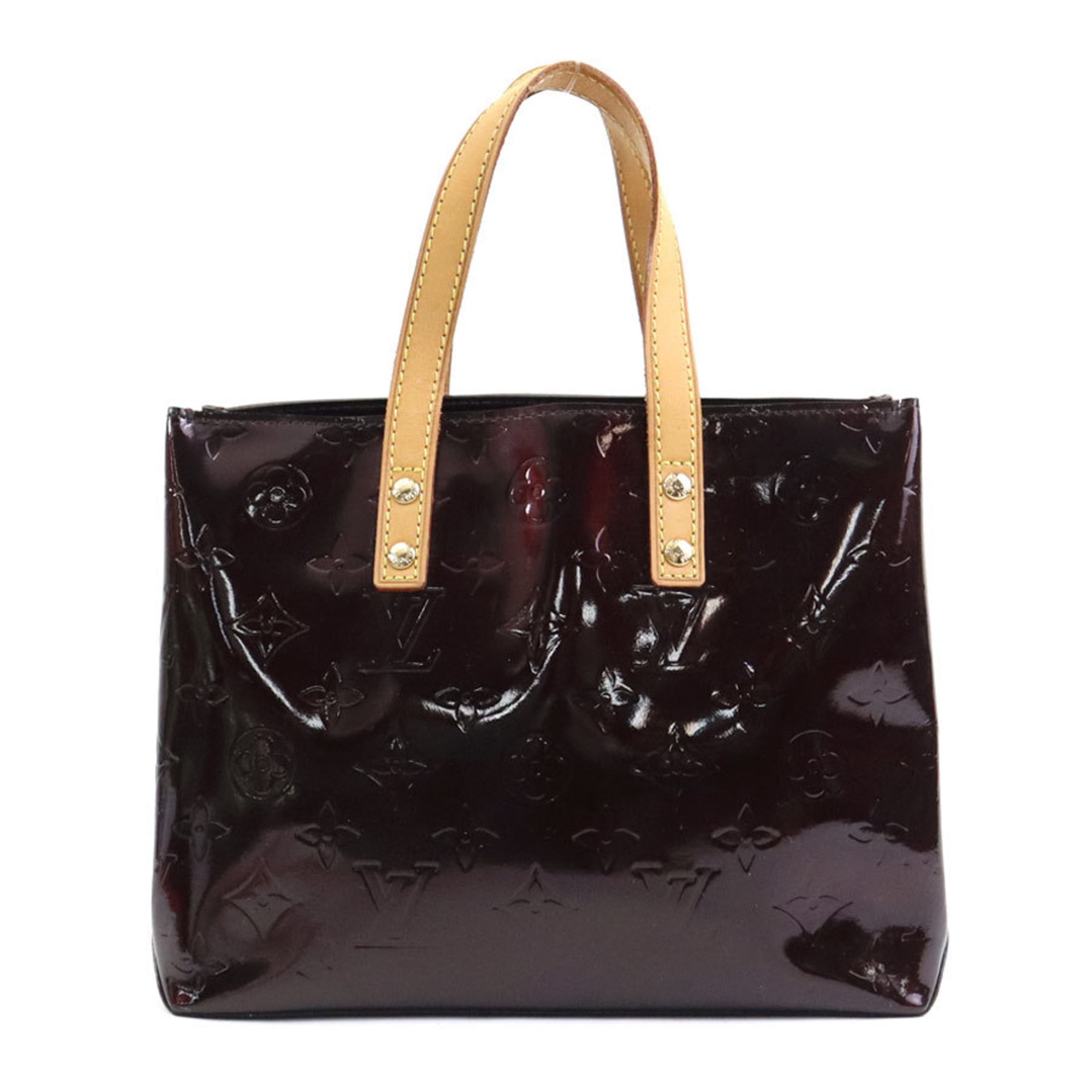 Pre-Owned Louis Vuitton LOUIS VUITTON Handbag Monogram Vernis Reed PM Patent Leather... (Good)