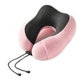 thumbnail image 1 of Travel Pillow, Memory Foam Neck Support for Airplane, Ergonomic Design for Uninterrupted Sleep, Portable for Car Trips, Hooded for Light Blocking, Comfortable for All Travelers, 1 of 5