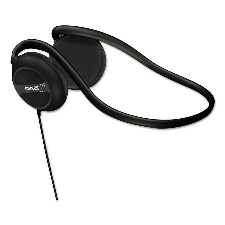 Maxell Comfort Ear, Lightweight Wired Electronics, Behind-the-Neck