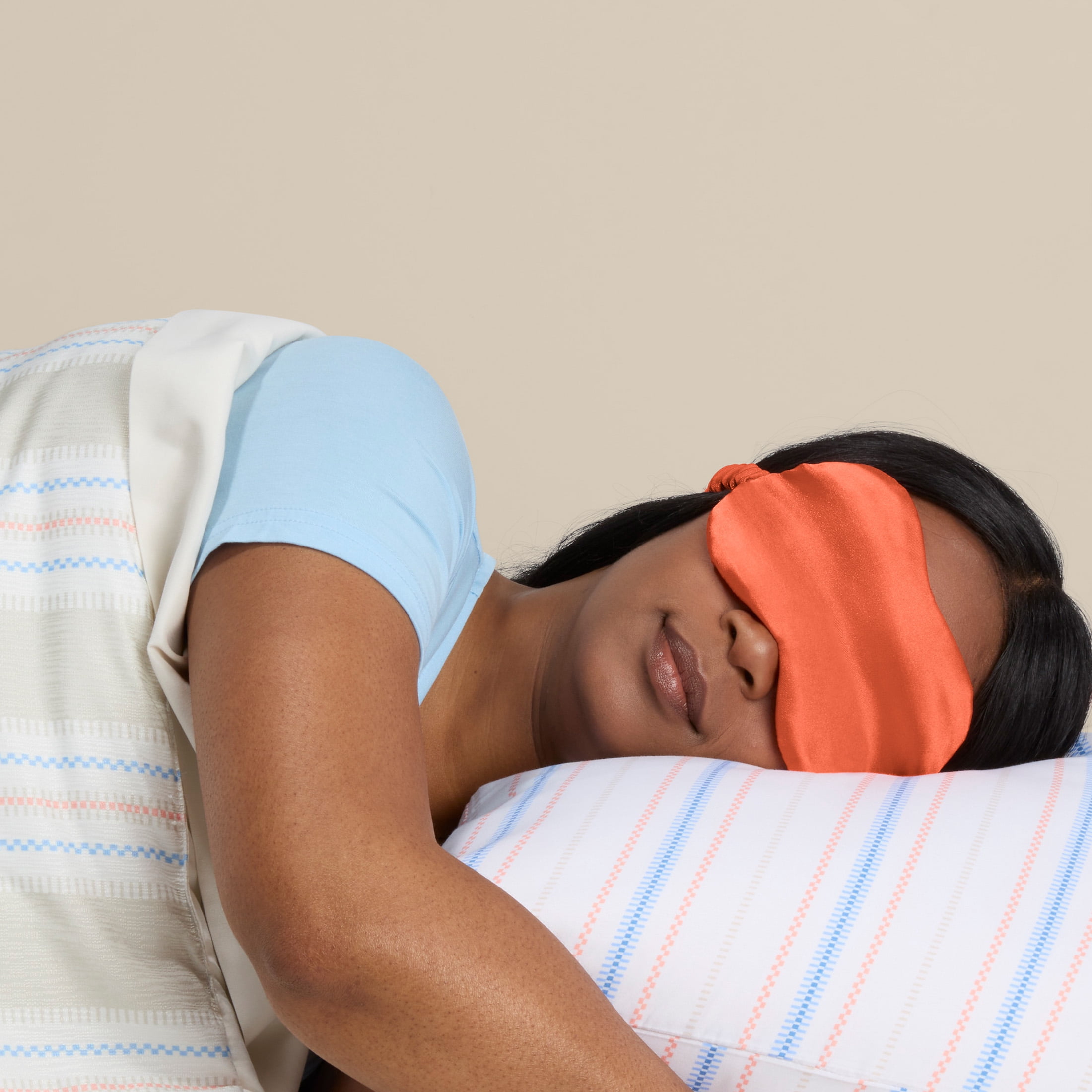Mainstays by Becky G. & Alejandra Satin Eye Mask, Orange