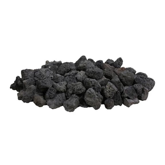Firegear  10 lbs Bag of 1 to 2 Black Lava Rock