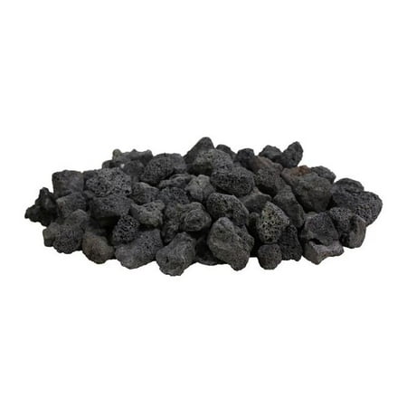 Firegear 10 lbs Bag of 1 to 2 Black Lava Rock