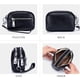 thumbnail image 3 of Monedero de cuero genuino, bolsa para guardar el cambio, cartera de mano, billetera, One Size, 3 of 3