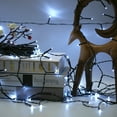 thumbnail image 3 of Moclever 40ft Solar String Lights, Cool LED Fairy String Light with 100 LEDs 8 Modes IP44 Waterproof Auto On/Off for Garden Patio Christmas Decor, 3 of 10