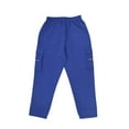 thumbnail image 7 of Generic Mens Cargo Joggers Relaxed Fit Drawstring Elastic Waist Cargo Pants with Pockets Baggy Outdoor Tapered Hiking Pants, 7 of 7