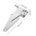 thumbnail image 2 of WHAMVOX Bisagra Resistente Para Puertas De Industrial Y Refrigeración Con Compacto Y Ajuste Sencillo, 2 of 8