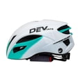 thumbnail image 4 of Casco de bicicleta para mujer y hombre, con visera desmontable y resistencia a los golpes, ajustable. Blanco, 4 of 9