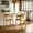 Natural, variant on Walker Edison Modern Solid Wood Rounded Back Counter Stool, Black