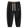thumbnail image 1 of Ketyyh-chn99 Cargo Pantalons pour Garçons Joggeurs Décontractés pour Enfants Adolescents Garçons et Filles Pantalons Longs à Carreaux Rouges Pyjamas pour Famille Assortis pour la Maison pour 12-18 Mois, Noir, 1 of 3