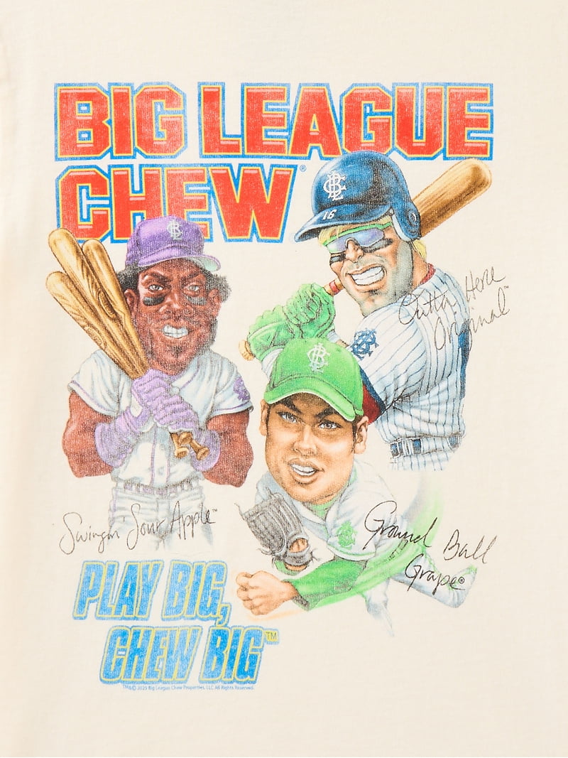 Big League Chew Boys Graphic Tee with Short Sleeves, Sizes 4-18