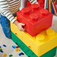thumbnail image 4 of Room Copenhagen: LEGO Brick 2 Drawer Storage - 8 Knobs, Dark Green - 19.7 x 9.8 x 7.1", Stacking Container, Holds 1600 Blocks, Toy Home Organizer Box, 4 of 10