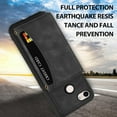 thumbnail image 7 of REQO Phone Case for Google Pixel 3 XL Wallet Cover with Tempered Glass Screen Protector and PU Leather Credit Card Holder Stand Rugged Cell Accessories Pixel3XL Pixel3 LX Pixle 3XL Women Men Black, 7 of 7
