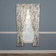 thumbnail image 3 of Ellis Curtain Abigail 100 Percent High Quality 2-Piece Window Rod Pocket Panel Pairs With 2 Tie Backs 90x63" Lilac, 3 of 7