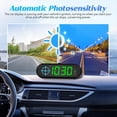 thumbnail image 2 of Velocímetro GPS Digital para Automóvil Pantalla Frontal de Automóvil Velocímetro Odómetro de Automóvil Parabrisas Velocímetro Inteligente Hud para Vehículo, 2 of 8