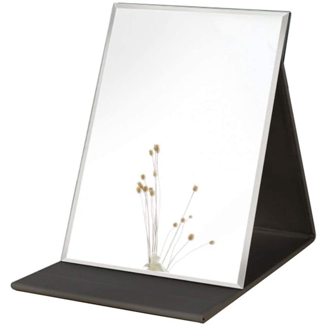 Zcooooool Mirror Large Portable Super HD Mirror Makeup Mirror Multi Stand Angle Hand Free/Handheld/Tabletop Foldable Mirror 10X7 Inch