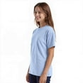 thumbnail image 5 of Couver Boys Cotton Active Short Sleeve Crewneck Shirt 1 Piece, Light Blue, Large, 5 of 9