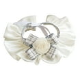 thumbnail image 2 of CSChome Pet Collar Saliva Towel Exquisite Three-Dimensional Flowers Ruffled Edge Dog Bowknot Neck Scarf Photoshoot, 2 of 7
