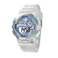 thumbnail image 1 of Reloj de pulsera deportivo LED digital impermeable multifuncional ligero transparente para niños y niñas plateado, 1 of 10
