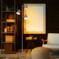 thumbnail image 2 of Gymax 3-Bulb Floor Lamp Standing Tall Tree Lamp w/ 3 E26 A19 Bulbs Silver, 2 of 10