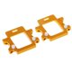 thumbnail image 1 of 2 soportes de caja de cambios trasera de aluminio para HSP 94103 94123 94111 94107 94108 Dorado, 1 of 9