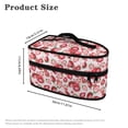 thumbnail image 6 of HELLHERO Portable Travel Iron Carrier Bag Reusable Strawberries Compatible with Most Iron Garment Steamer Box Travel Steamer Holder, Case Only, 6 of 6