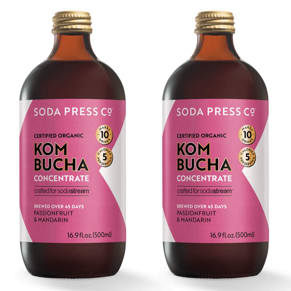 Soda Press Organic Passionfruit & Mandarin Kombucha Flavor Mix for