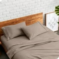 thumbnail image 3 of Bare Home  Double Brushed Pillowcase Set (Set of 2) Taupe King, 3 of 5
