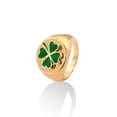 thumbnail image 4 of Coin Ring Street Enamel Glaze Womens Ring Gold Tone Alloy Jewelry Size 7 European American Style 18K For Women, 4 of 9