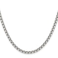 thumbnail image 2 of Stainless Steel Box Chain Styles Necklace Chisel Polished 3.9 mm 30 inch Rounded, 2 of 4