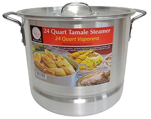 Details about   3 BIG Tamale Steamer Vaporera Stock Pots Premium Thick Aluminum 24/32/40 QUART 