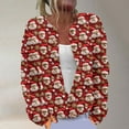 thumbnail image 4 of Cutuoiiu Christmas Women's Cardigan Long Sleeve Cute Printed Casual Jacket Gifts, 4 of 6
