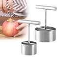 thumbnail image 7 of Premium Apple Corer Tool,Practical Kitchen Stainless Steel Apple Core Remover, Fruit Corer for Pears, Cucumbers,Cupcakes and More,Dishwasher Safe,Easy to Clean Kitchen Gadgets(2PC), 7 of 7