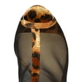 thumbnail image 4 of Wild Rose Giselle01A New Women Leopard Mesh Fabric Peep Toe Stiletto Bootie Size, 4 of 6