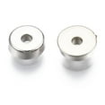 thumbnail image 3 of 2000pc CCB Plastic Spacer Beads Flat Round Platinum 5x1.5mm Hole: 1.2mmDIY, 3 of 3
