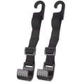 thumbnail image 1 of TAILTOSS 2Pcs Car Storage Hooks Black Plastic Back Seat Holder for Handbags and Groceries, 1 of 6