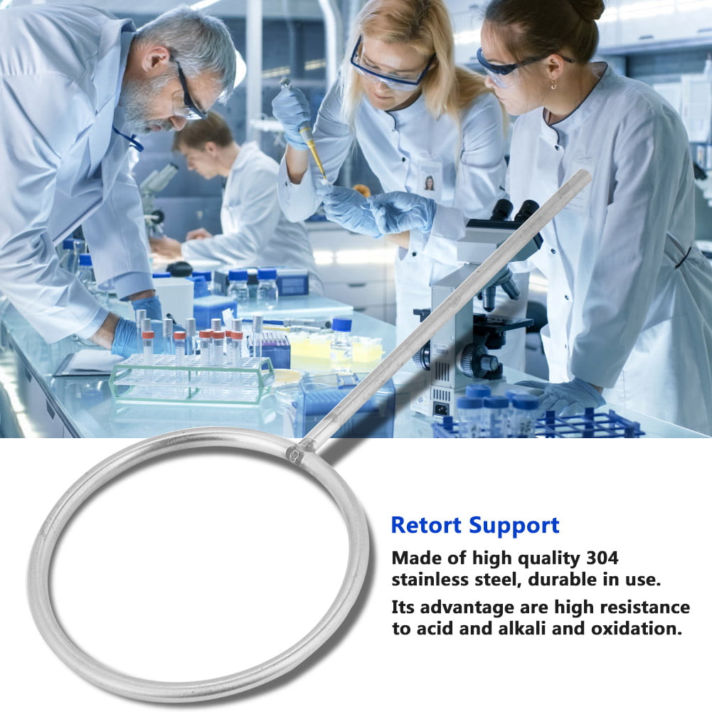 160mm 60/80/100/120/140/160mm Laboratory 304 Stainless Steel Closed Ring Retort Support Lab Ring Support Laboratory Ring Retort Support 