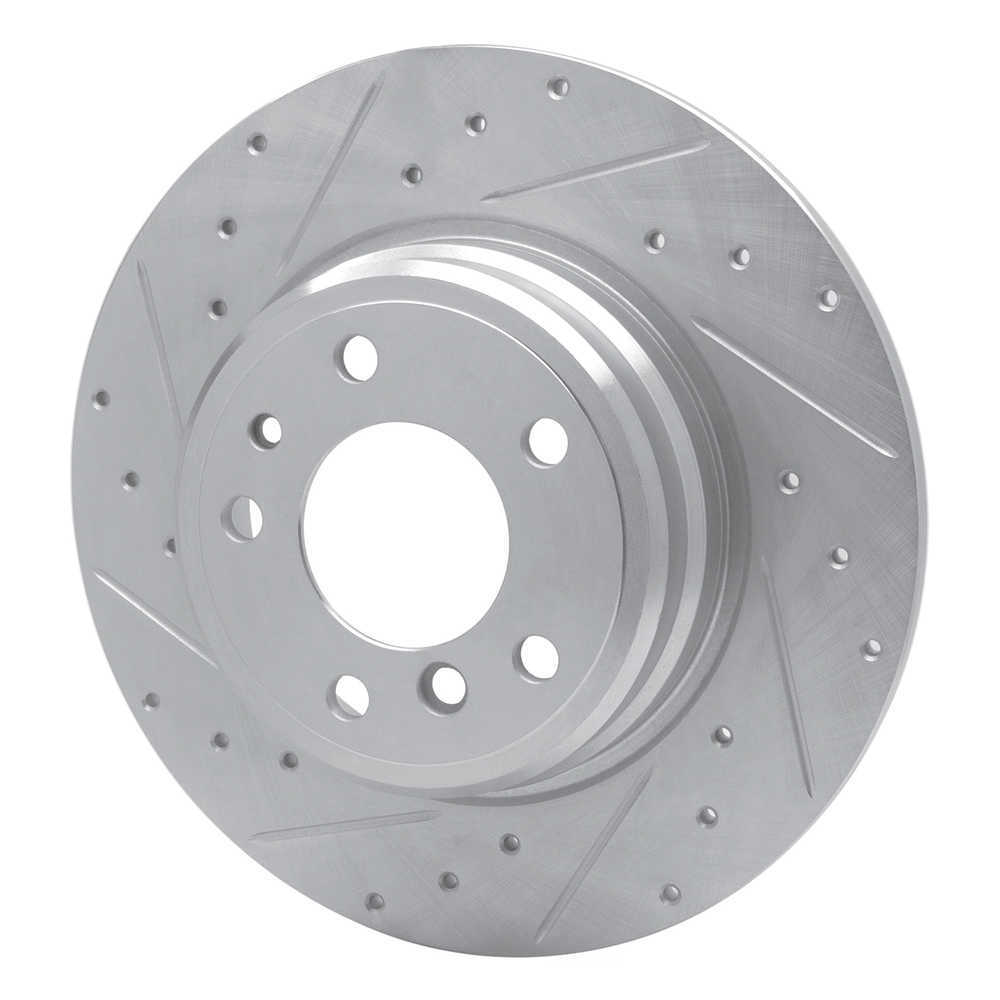 Dynamic Friction Company 631-31030L DFC Brake Rotor - Drilled And Slotted - Silver