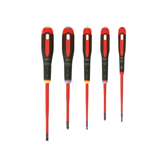 Bahco Be-9882sl Ergo Slim Vde Ensemble de Tournevis Isolés, 5 Pcs