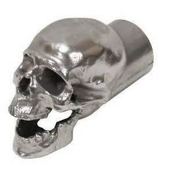 Hammered Aluminum Skull Exhaust Tip - 4", 3", 2.5" or 2" (4")