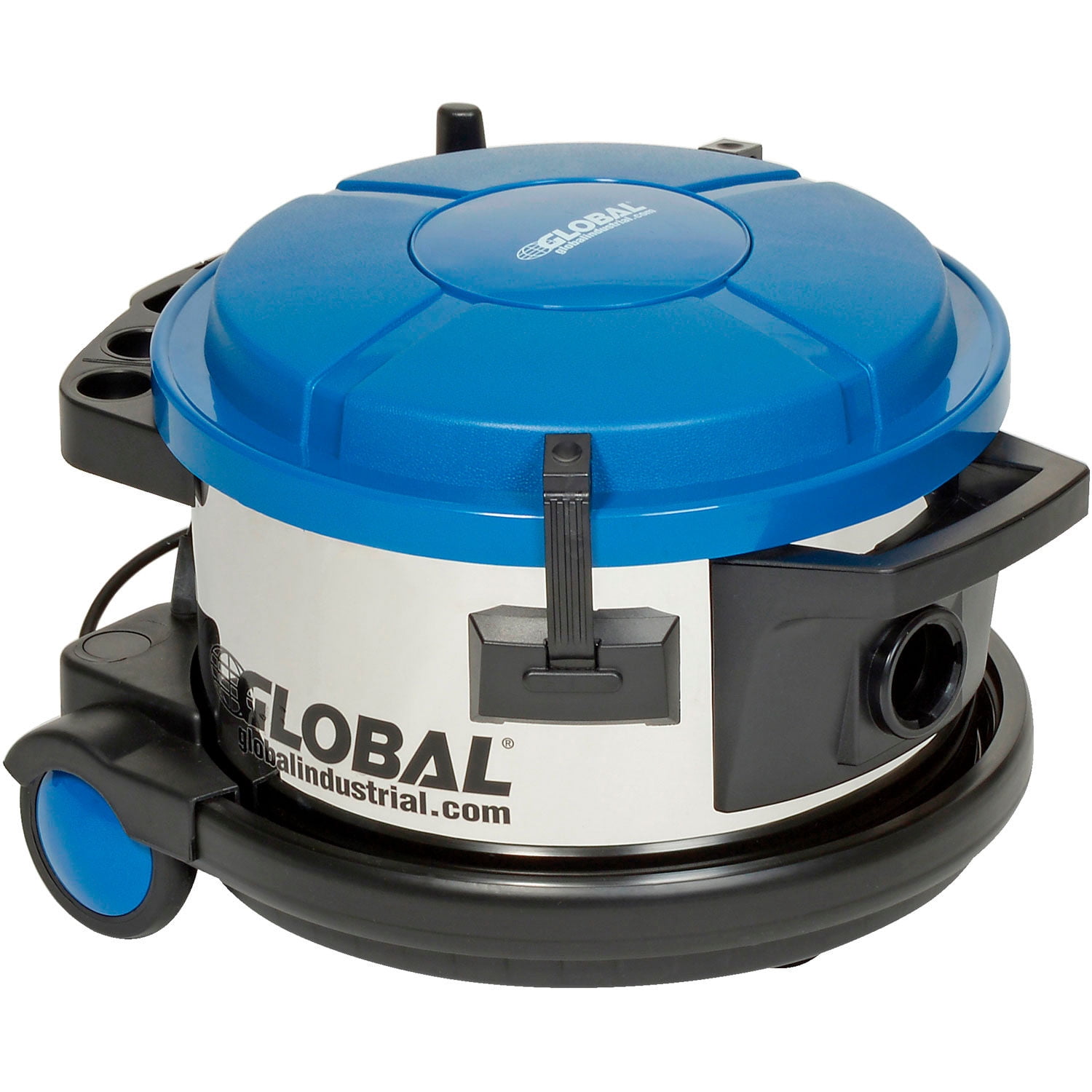 Global Industrial 4 Gallon HEPA Canister Vacuum, Stainless Steel
