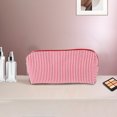 thumbnail image 5 of Unique Bargains 1 Pc Lady Portable Rectangle Makeup Bag for Travel Red Polyester, 5 of 6