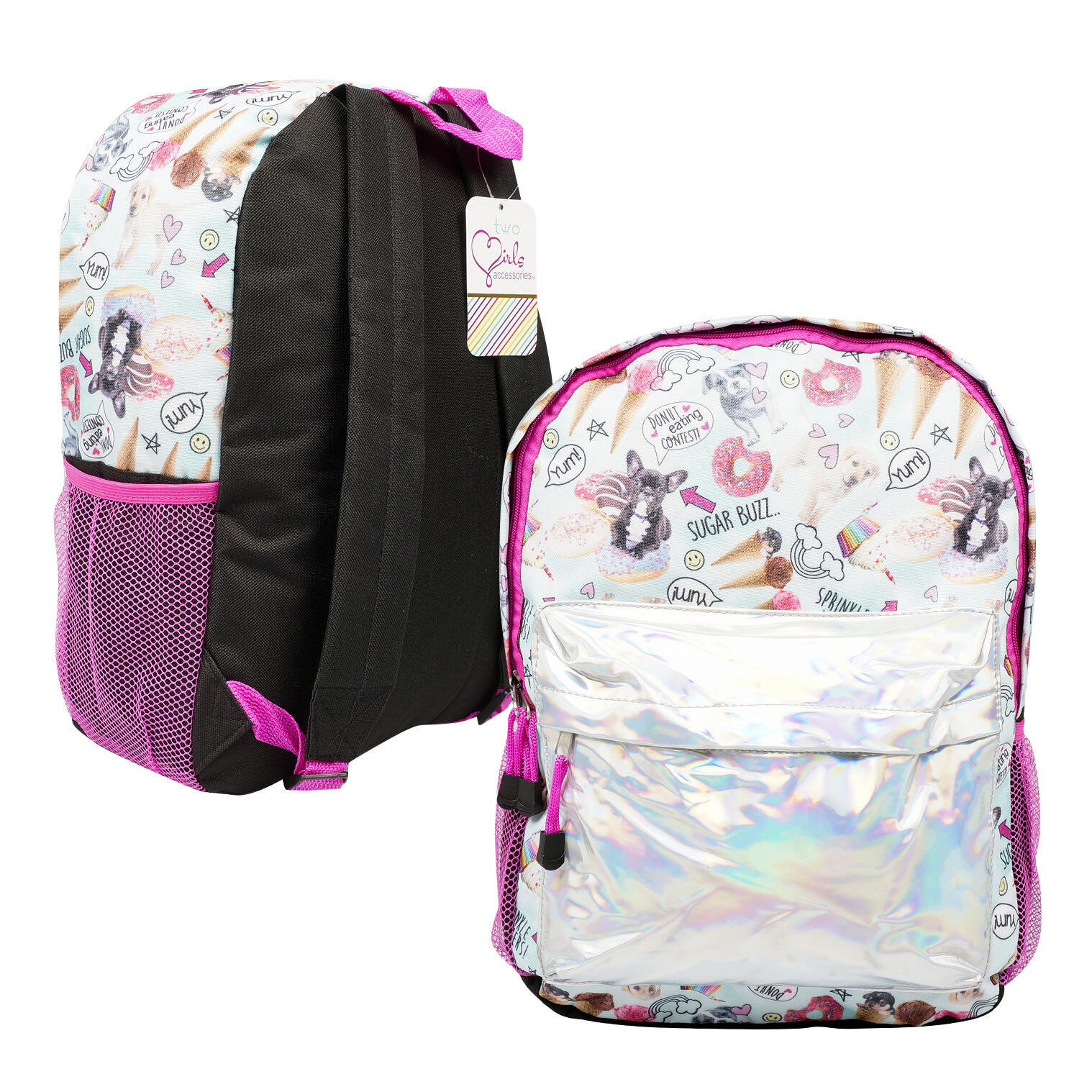 15" Puppies & Donuts Backpack