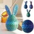 thumbnail image 2 of asddcavvf Easter Rabbit Egg Decorations Hollow Carved Bunny Eggs Unique Spring Festival Ornaments Ho, 2 of 4