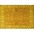 thumbnail image 1 of Ahgly Company Indoor Rectangle Persian Yellow Traditional Area Rugs, 6' x 9', 1 of 4