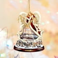thumbnail image 4 of Clearance! Christmas Acrylic Pendant Decoration Snowman Christmas Tree Ornaments, 4 of 9
