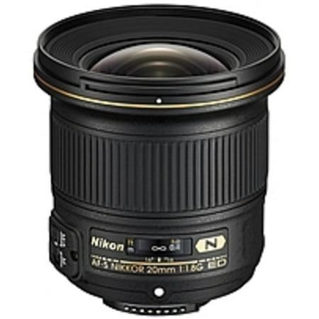 Refurbished Nikon Nikkor - 20 mm - f/1.8 - Ultra Wide Angle Lens for Nikon F-bayonet - Designed for Camera - 77 mm Attachment - SWM -