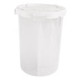 thumbnail image 1 of Recipiente transparente para alimentos, utensilio de cocina, recipiente hermético para almacenar alimentos, recipiente para cereales Blanco 3600ml, 1 of 7