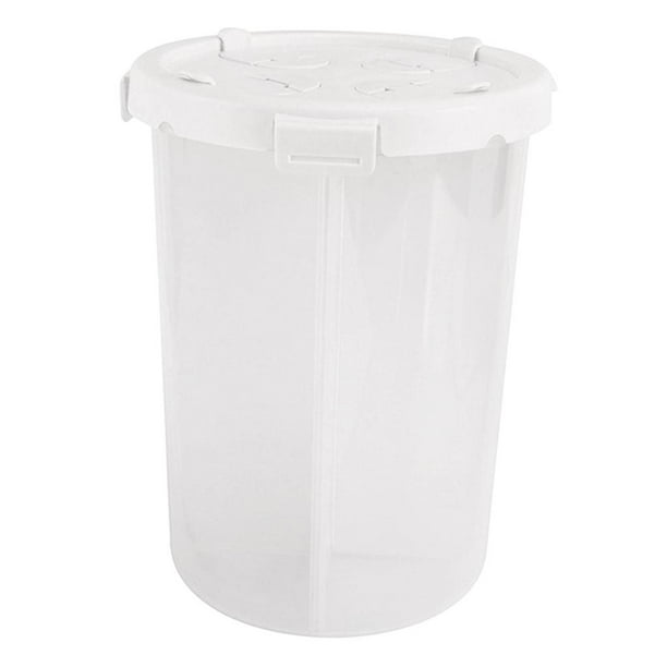 Envase de comida Suministros de cocina perfecl con compartimento Dispensador de cereales 3600ml Blanco