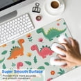 thumbnail image 4 of Long Mouse Pads for Desk,Dinosaur and Volcano Pattern Desk Mats on Top Of Desks, Desk Mouse Pad Extra Large with 3mm Non-Slip Base and Stitched Edge for Gaming,Office,Work,Home 31.5"x11.8", 4 of 6